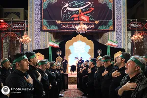 عزاداری سنتی شب ششم محرم در &laquo;حسینیه حرم&raquo;
