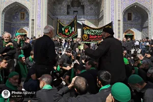 عزاداری روز شهادت حضرت رسول و امام حسن مجتبی علیهم&zwnj;السلام در حرم مطهر رضوی -2