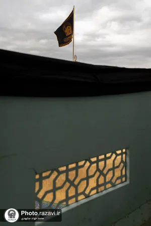 سیاه&zwnj;پوشی حرم مطهر رضوی در آستانه شهادت امیرالمومنین علیه&zwnj;السلام
