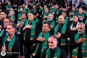 عزاداری سنتی شب دوم محرم در &laquo;حسینیه حرم&raquo;