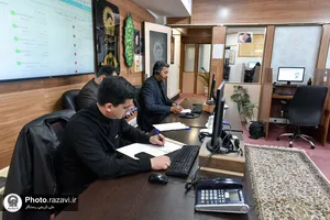 حضور مدیر امور مجاورین معاونت خدمات اجتماعی بنیاد کرامت رضوی در سامانه 138