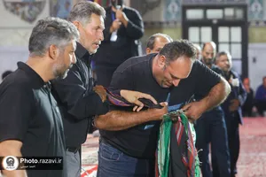 عزاداری هیئات مذهبی خراسان جنوبی در حسینیه حرم