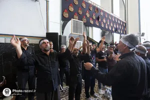 هیئت عزاداران استان گلستان در حسینیه حرم