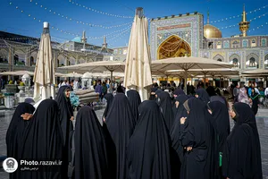 بازدید خواهران خدمه حرم مطهر رضوی از بخش&zwnj;های مختلف حرم امام رضا علیه&zwnj;السلام