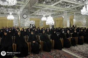 نکوداشت مقام معلم در حرم مطهر رضوی