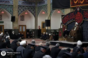 مراسم عزاداری سالروز شهادت حضرت زهرا(س) با حضور تولیت آستان قدس رضوی