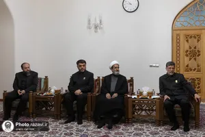دیدار وزرای امور خارجه و راه و شهرسازی با تولیت آستان قدس رضوی