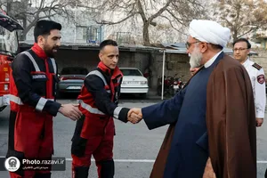 بازدید تولیت آستان قدس رضوی از  پایگاه آتش&zwnj;نشانی شماره ٢ مشهد