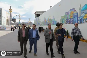 بازدید جمعی از مدیران رادیو از فعالیت&zwnj;های عمرانی، فرهنگی و خدماتی آستان قدس رضوی