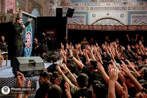 مراسم عزاداری دهه آخر ماه صفر در رواق امام خمینی (ره) حرم مطهر رضوی