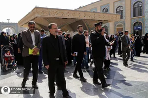 تشرف خانواده&zwnj;های کارکنان آستان قدس رضوی به حرم امام رضا علیه&zwnj;السلام