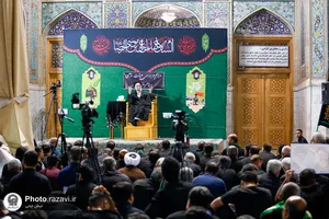 عزاداری هیئات مذهبی سراسر کشور در حرم مطهر رضوی
