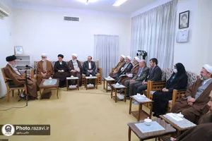 دیدار اعضای هیئت علمی کنگره جهانی حضرت رضا علیه&zwnj;السلام با رهبر معظم انقلاب