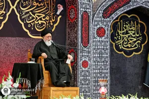عزاداری ایام شهادت دهه آخر صفر در رواق امام خمینی(ره) حرم مطهر رضوی