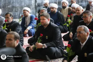 آئین اذن اعزام کاروان های زیر سایه خورشید در حرم مطهر رضوی
