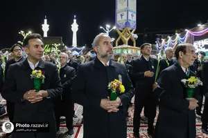 آیین خطبه&zwnj;خوانی شب میلاد امام رضا(علیه&zwnj;السلام) در حرم مطهر رضوی - 2