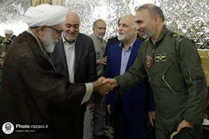 دیدار فرماندهان و پیشکسوتان دفاع مقدس با تولیت آستان قدس رضوی
