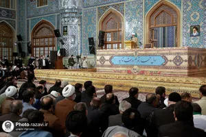 سخنرانی نوروزی رهبر معظم انقلاب در حرم مطهر رضوی