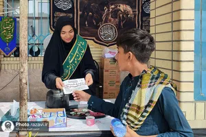خدمت رسانی به زائران اربعین حسینی در مرز میرجاوه