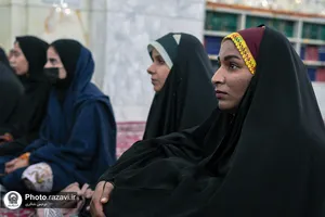 تشرف دانشجویان ایرانشهر به حرم مطهر رضوی