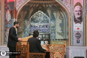 محفل شعر هنرمندان سوره در صحن قدس حرم مطهر رضوی