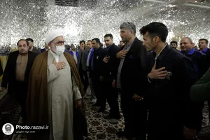 دیدار کارگران نمونه استان خراسان رضوی با تولیت آستان قدس رضوی
