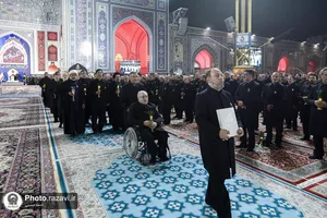 آئین خطبه&zwnj;خوانی شب عاشورا در حرم مطهر رضوی-2