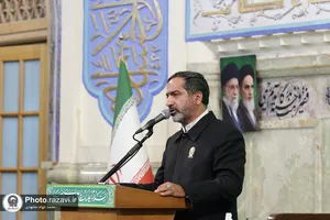 مراسم بزرگداشت آیت&zwnj;الله سیدموسی شبیری زنجانی در حرم مطهر رضوی