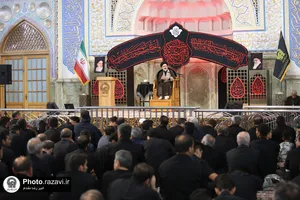 اجتماع عزاداران آذری زبان در رواق امام خمینی (ره)