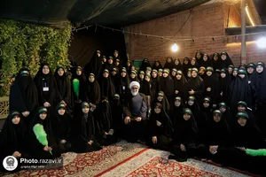 بازدید تولیت آستان قدس رضوی از موکب دخترانه نجمه