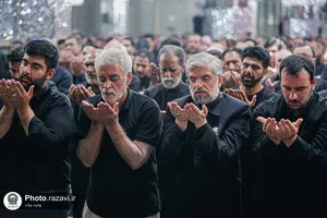 عزاداری روز عاشورای حسینی در حرم مطهر رضوی