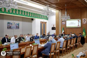 مراسم تکریم و معارفه مدیر بحران و پدافند غیرعامل آستان قدس رضوی