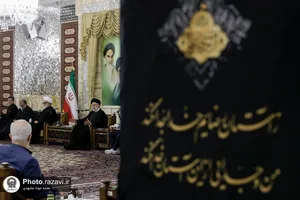 دیدار رئیس جمهور و جمعی از مسئولان کشوری و استانی با تولیت آستان قدس رضوی