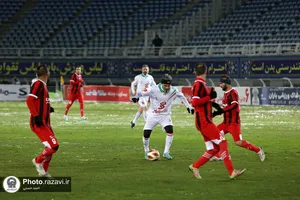 دیدار تیم منتخب فوتبال خراسان و تیم ملی ۱۹۹۸