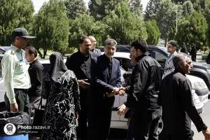 بازدید قائم مقام تولیت آستان قدس رضوی از موکب بنیاد بهره وری موقوفات