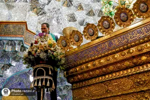 گل آرایی حرم حضرت معصومه سلام الله علیها
