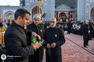 آماده سازی جایگاه مراسم خطبه &zwnj;خوانی شب عاشورا