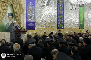 مراسم اعطای احکام خدام حرم مطهر رضوی