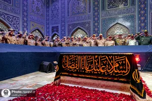 تجدید بیعت سربازان نیروهای مسلح با آرمان&zwnj;های رهبر شهید انقلاب