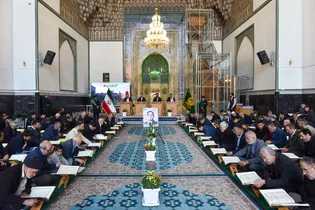 ترتیل خوانی قرآن کریم در مسجد گوهرشاد