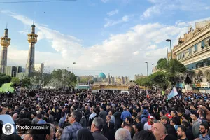 تشییع رئیس&zwnj;جمهور شهید و همراهان در مشهدالرضا&zwnj;&zwnj;علیه السلام -3