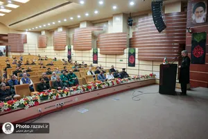 گردهمایی مواکب خدمت&zwnj;رسان اطراف حرم مطهر