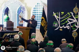 عزاداری هیئت&zwnj;های استان گلستان در حرم مطهر رضوی