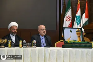 دیدار خدام حرم مطهر رضوی با سفیر ایران در لبنان