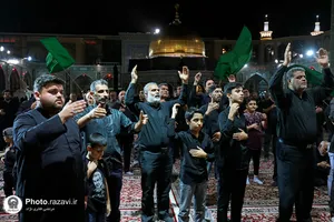 عزاداری هیئات مذهبی سراسر کشور در حرم مطهر رضوی