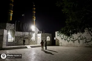 حضور خدام در مراسم عزاداری شهادت امام جواد علیه السلام در مساجد حاشیه شهر