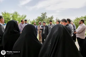 بازدید مسئولان روابط عمومی&zwnj;های آستان از موقوفات ملک در چناران