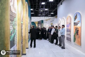بازدید جمعی از پرستاران از بخش&zwnj;های مختلف حرم امام رضا علیه&zwnj;السلام

