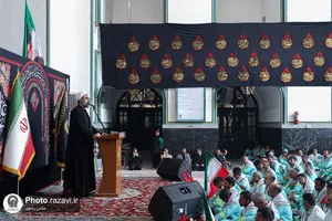 بدرقه کاروان &laquo;خدام&zwnj;الحسین علیه&zwnj;السلام&raquo;
