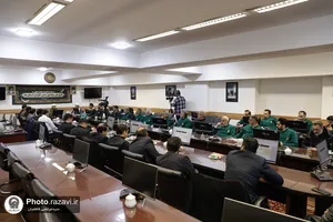 تقدیر از عوامل اجرائی طرح ملی عزاداری سنتی اقوام و استان&zwnj;ها در حرم مطهر رضوی